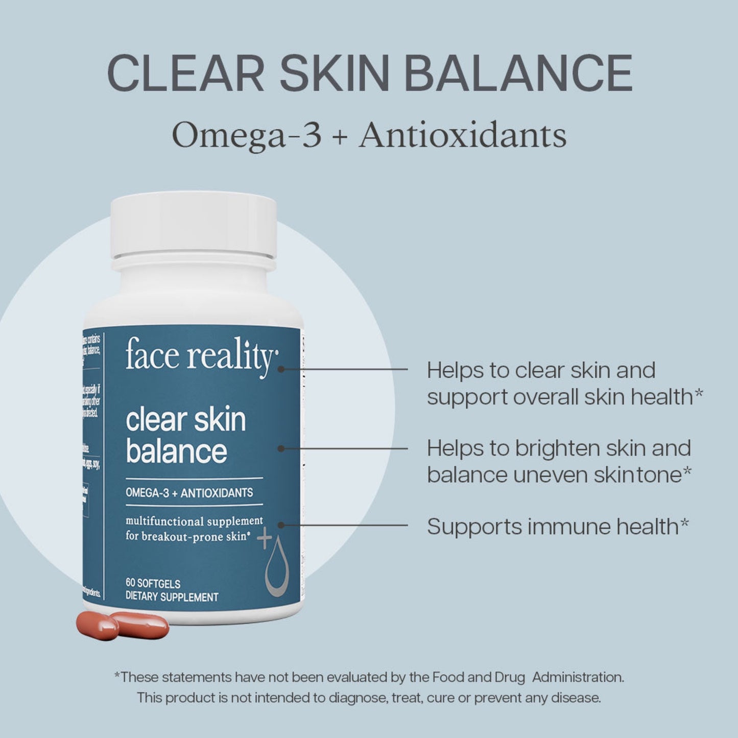 FACE REALITY - SUPLEMENTO DE EQUILIBRIO PARA UNA PIEL CLARA