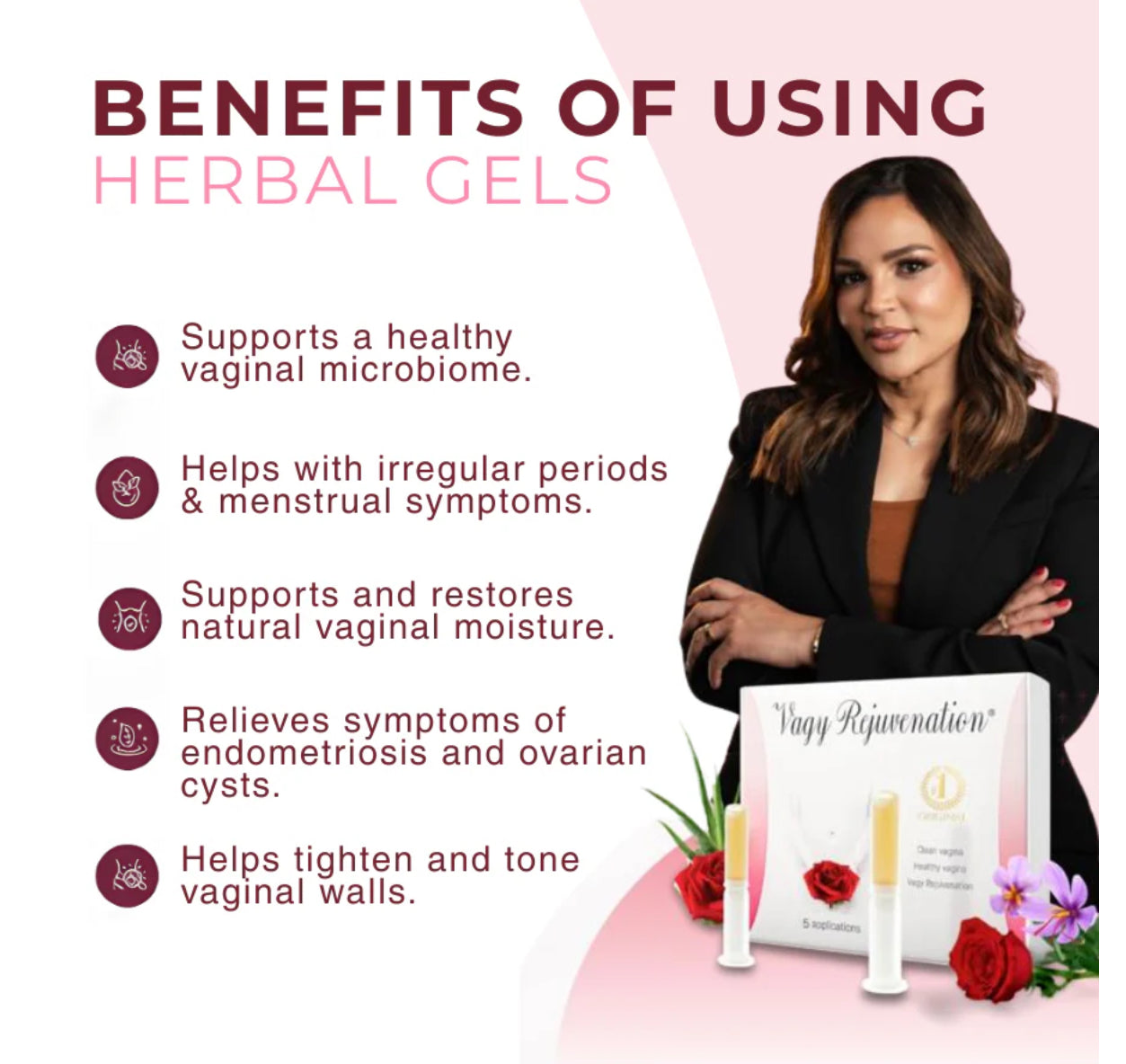 Geles herbales (óvulos) Vagy Rejuvenation®