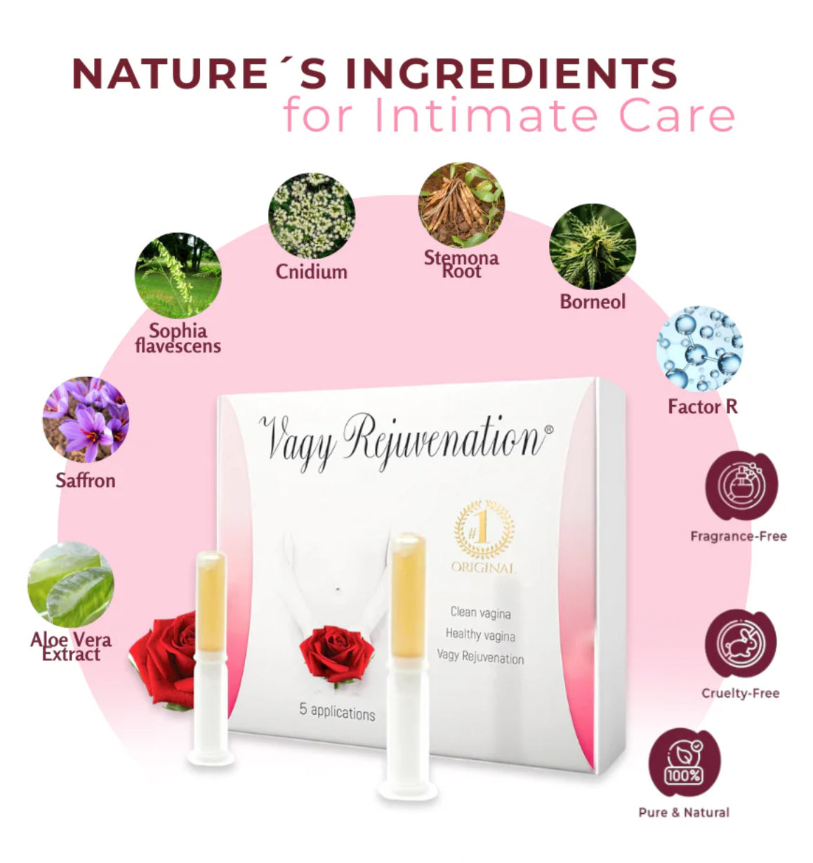 Geles herbales (óvulos) Vagy Rejuvenation®