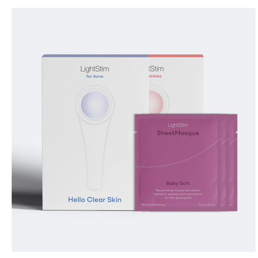 LightStim 2 Luces + Mascarilla de láminas - Paquete